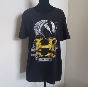 Harry Potter Black Hufflepuff tshirt